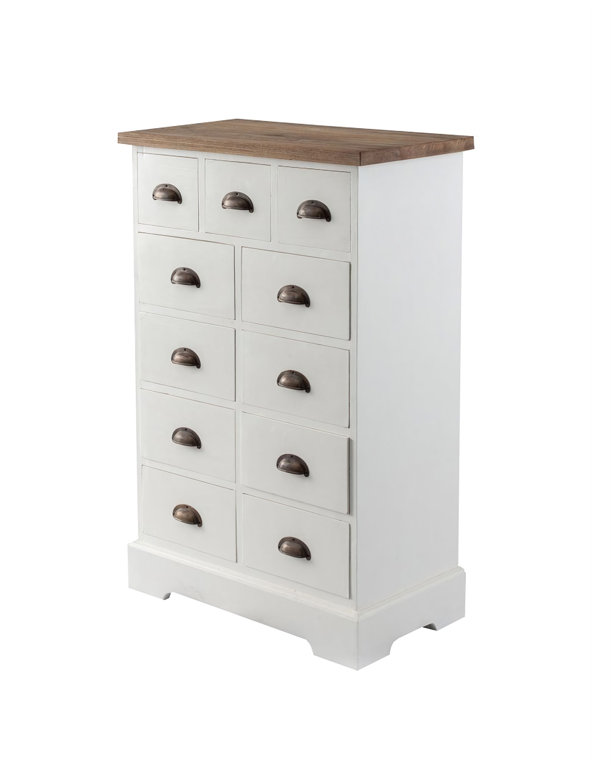 Komoda Brighton 11  white&natural