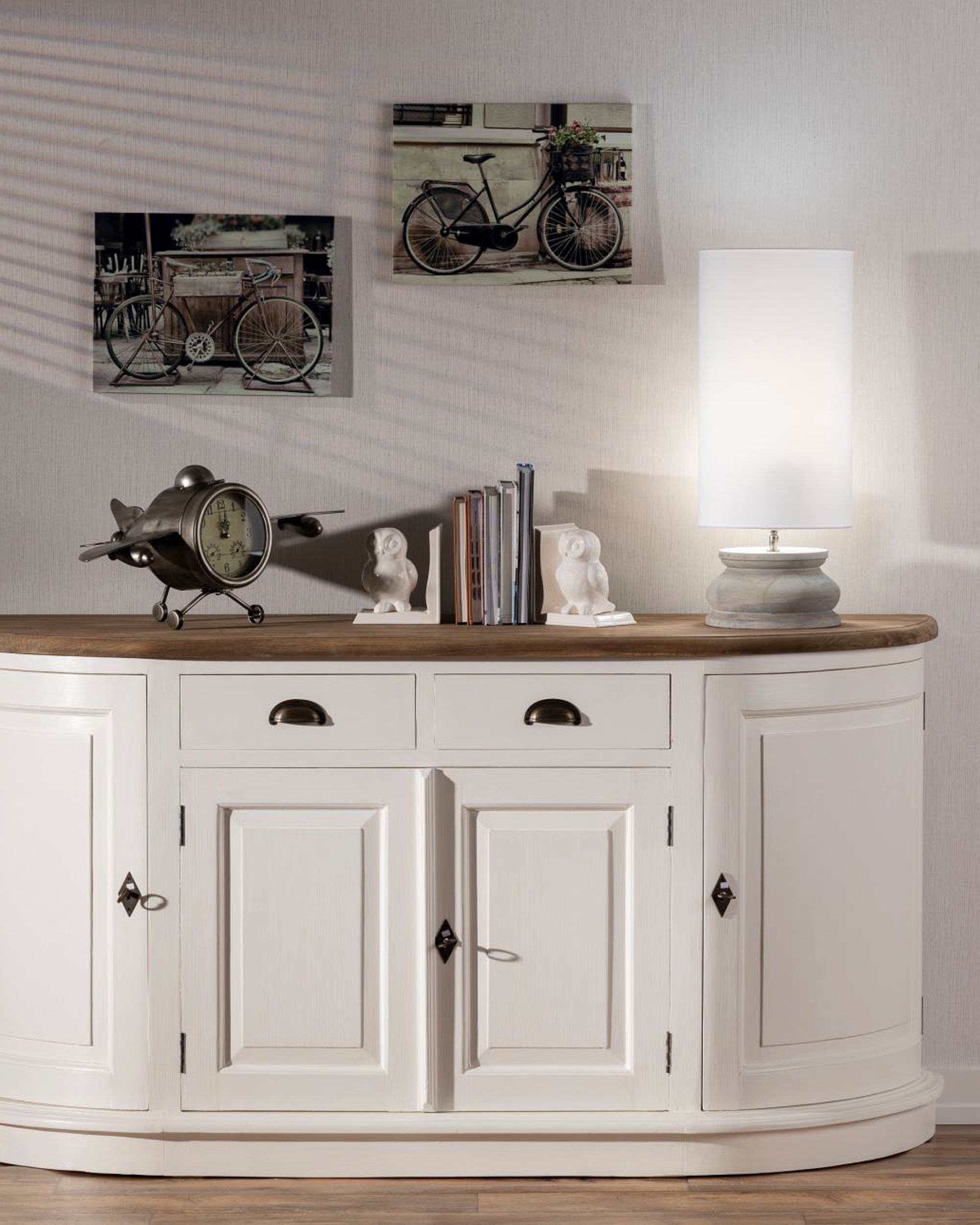 Komoda Brighton white&natural (hover)