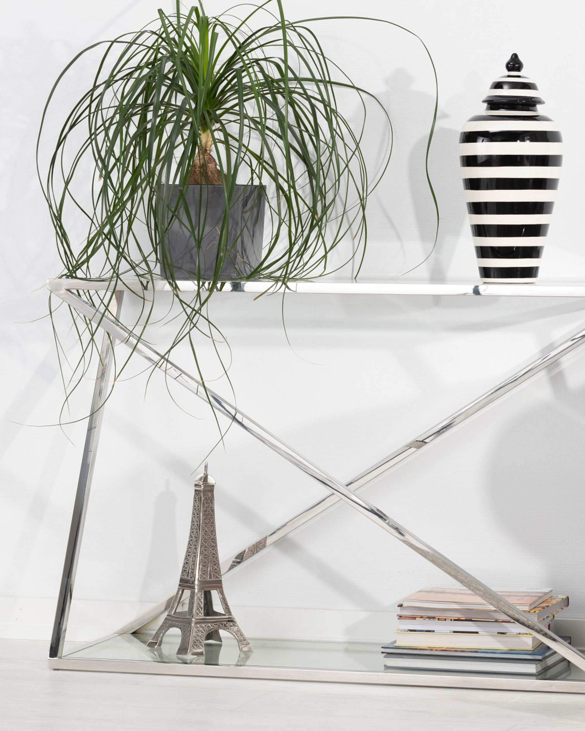 Konsolė Vertigo silver 120x40x80cm (hover)