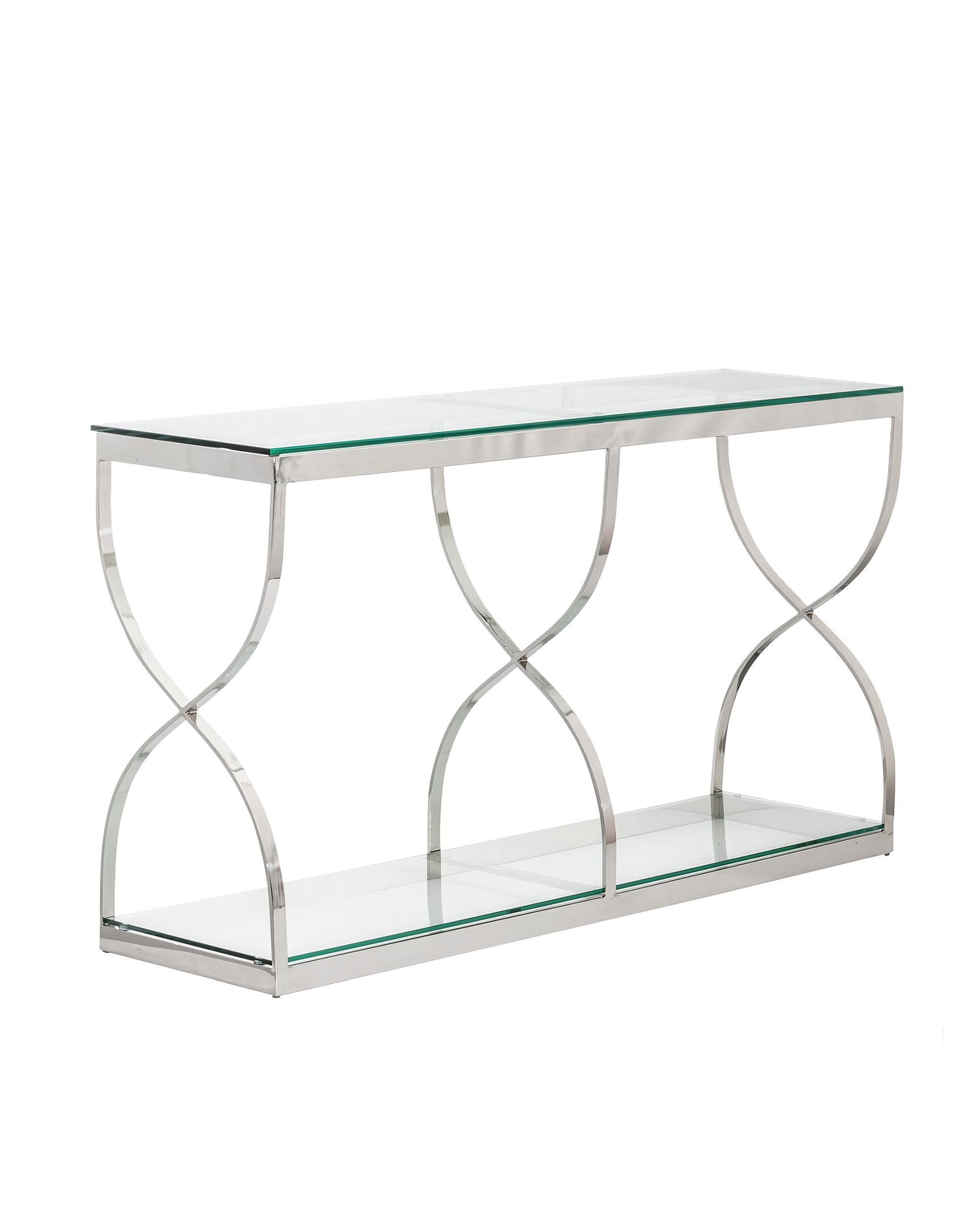 Konsolė Dubai silver 140x40x80