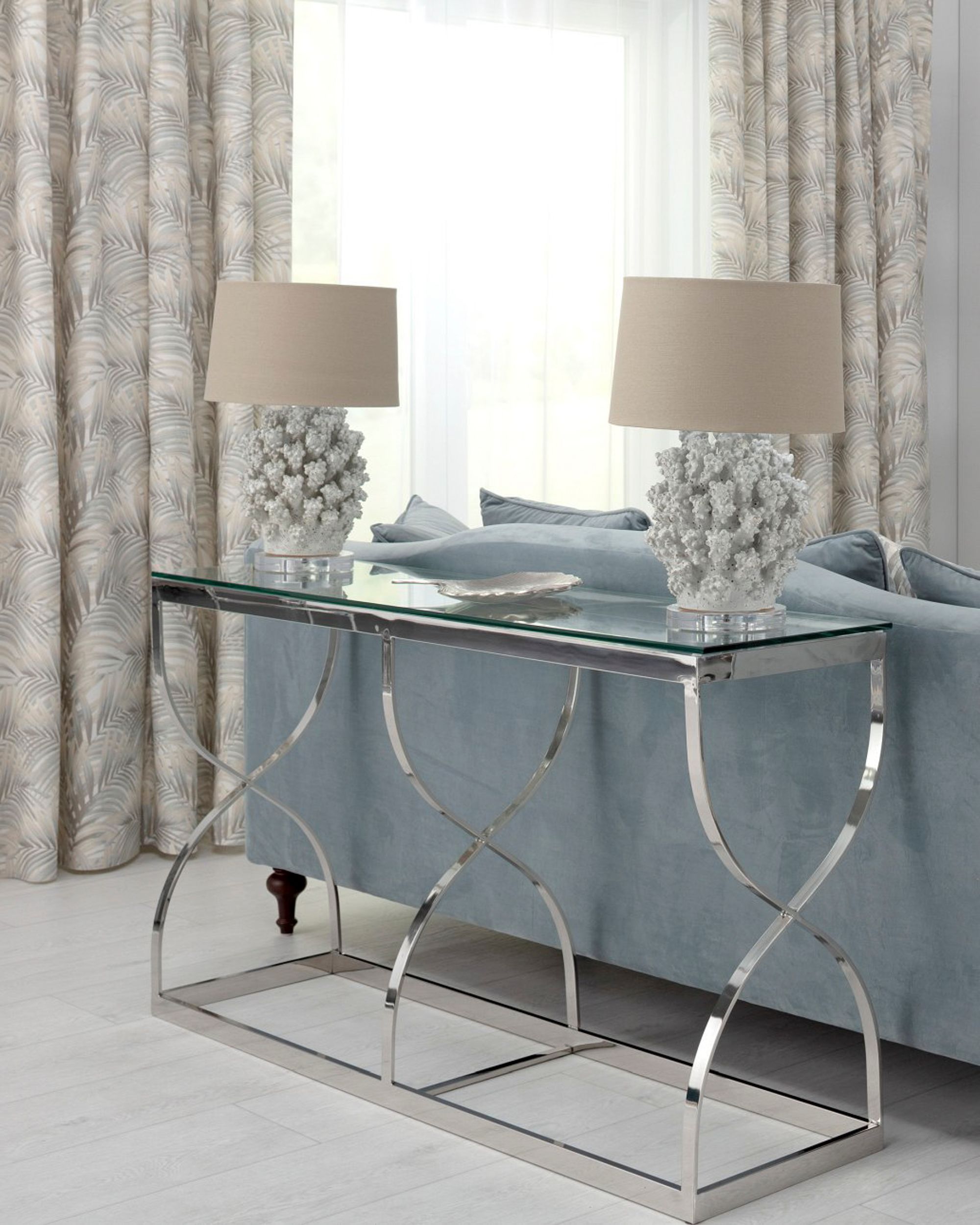 Konsolė Dubai silver 140x40x80 (hover)
