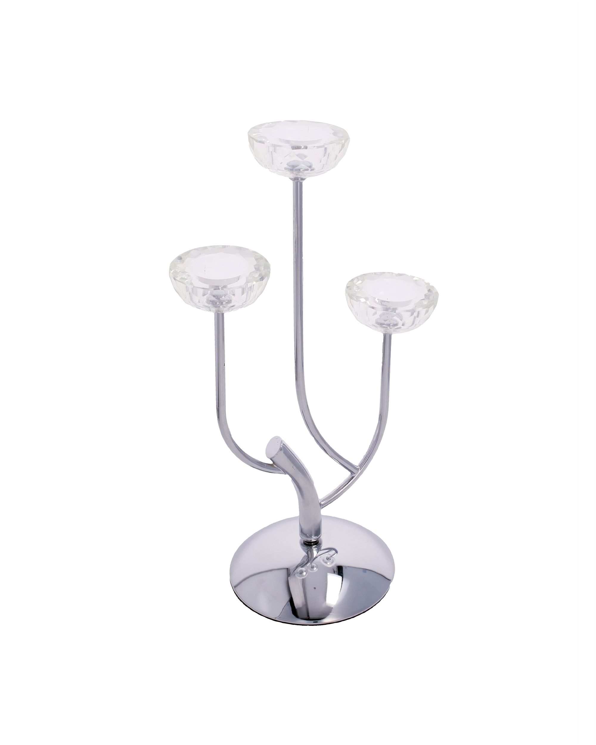 Žvakidė Elisabeth silver 44,5cm