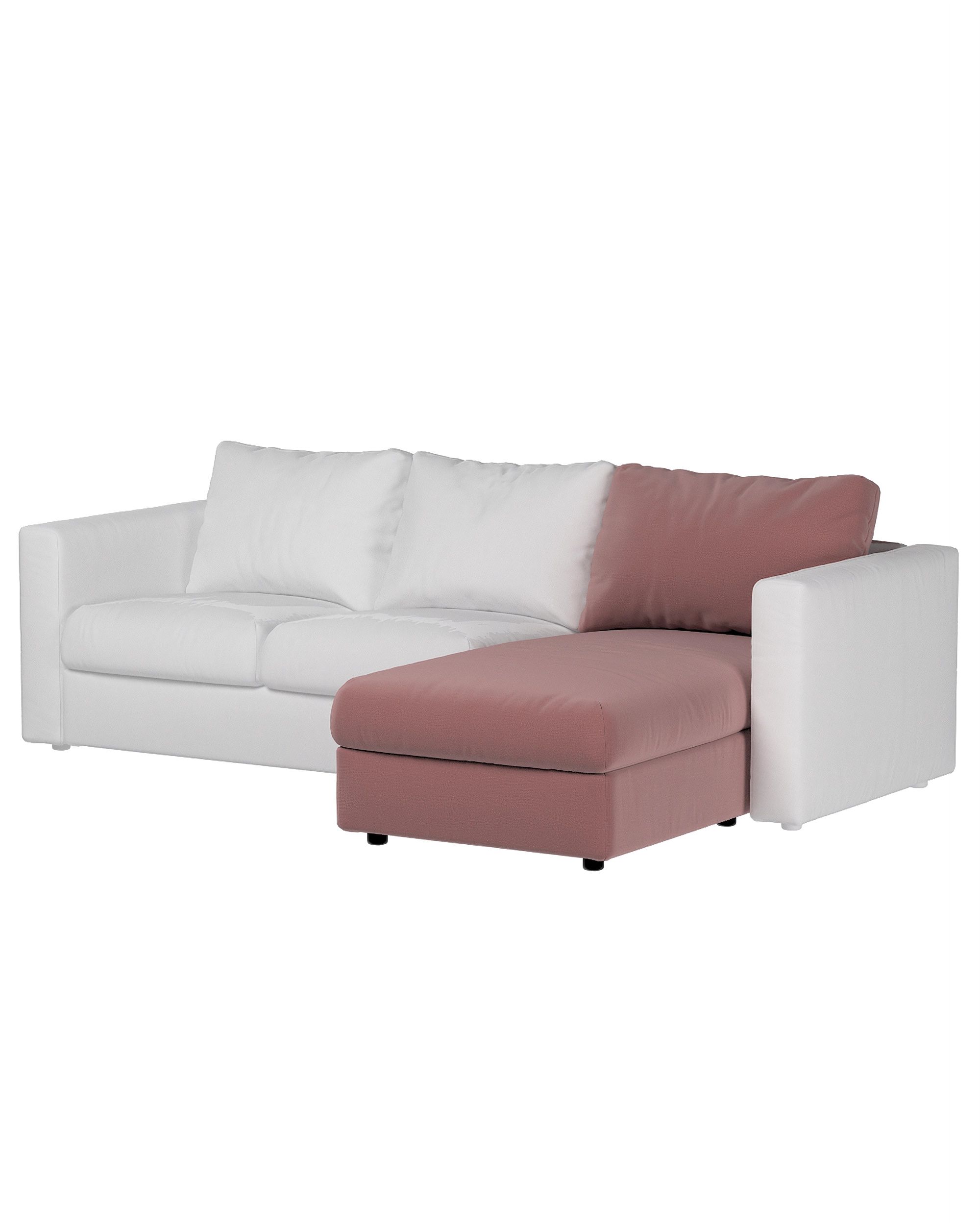 Vimle sofos-lovos dalies užvalkalas spalva violetinė audinys velvetinis/aksominis