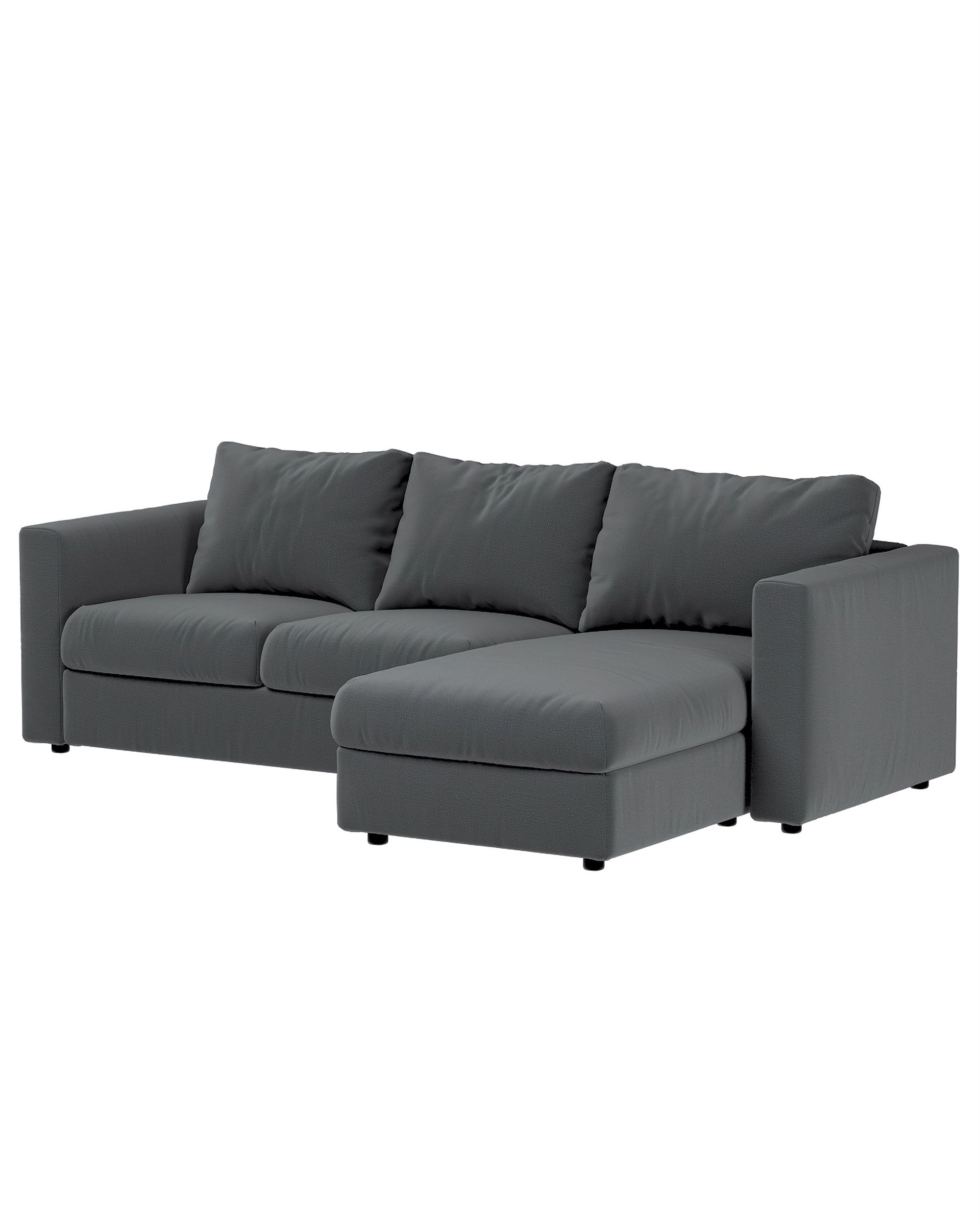 Vimle sofos-lovos dalies užvalkalas spalva pilka audinys velvetinis/aksominis (hover)