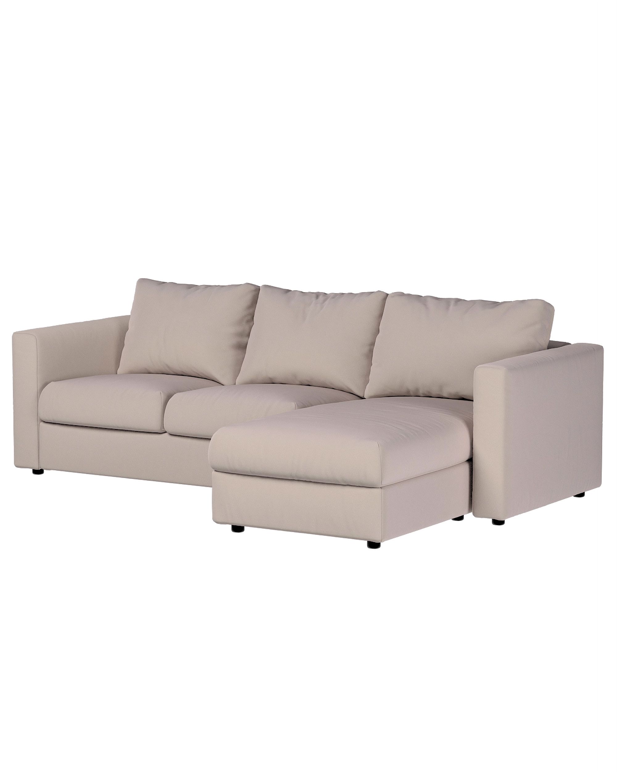 Vimle sofos-lovos dalies užvalkalas spalva smėlio audinys velvetinis/aksominis (hover)