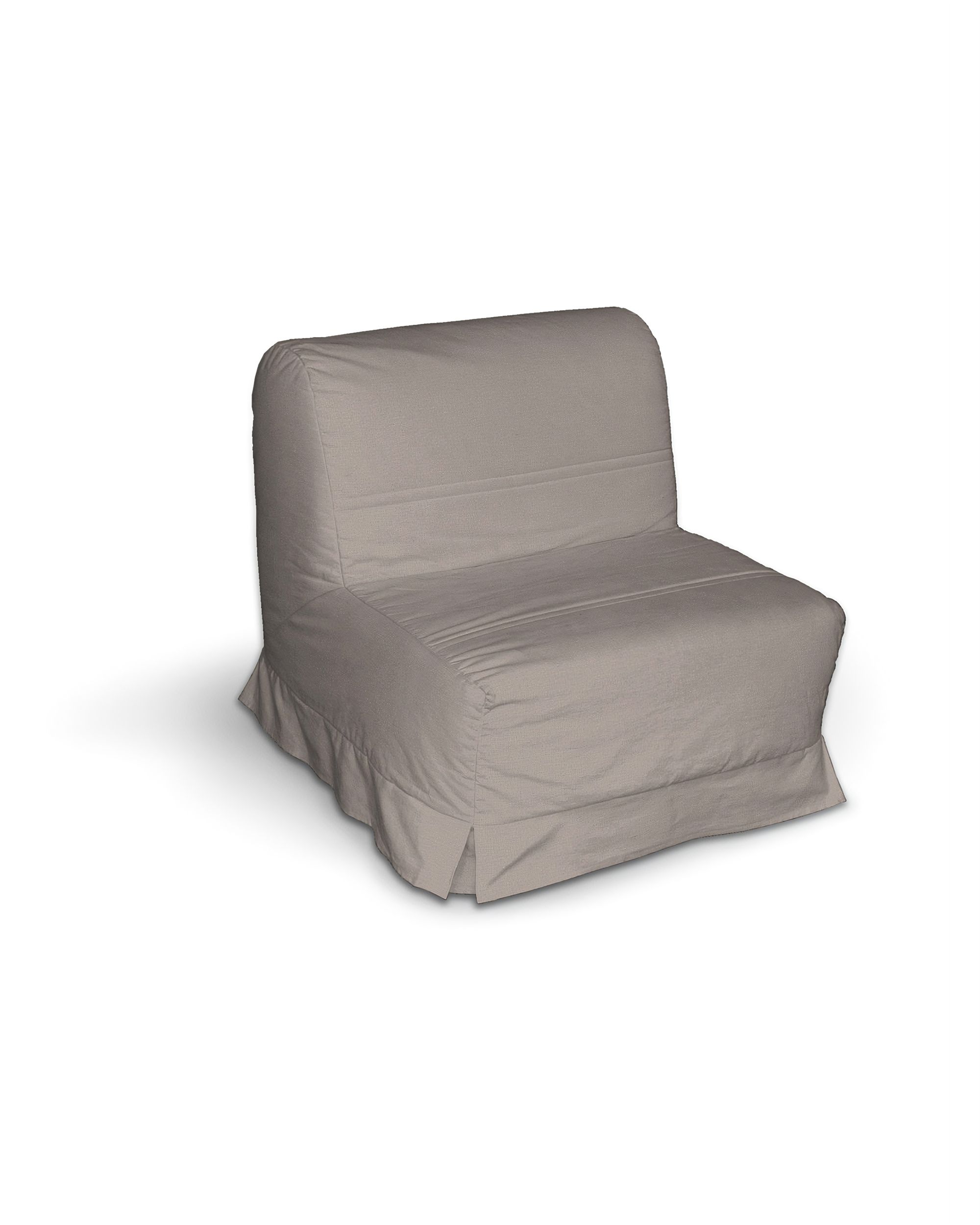 Lyckesele vienvietė sofa spalva smėlio audinys velvetinis/aksominis