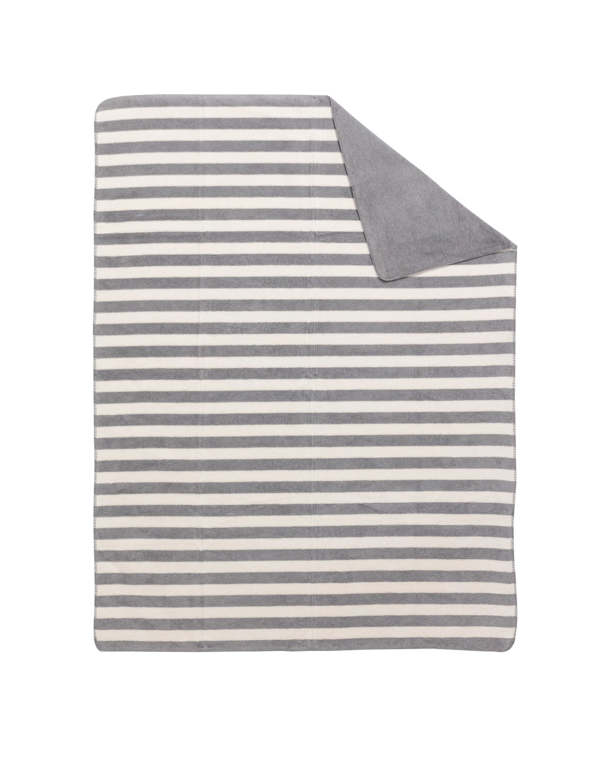 Pledas Cotton Cloud 150x200cm Gray Stripes