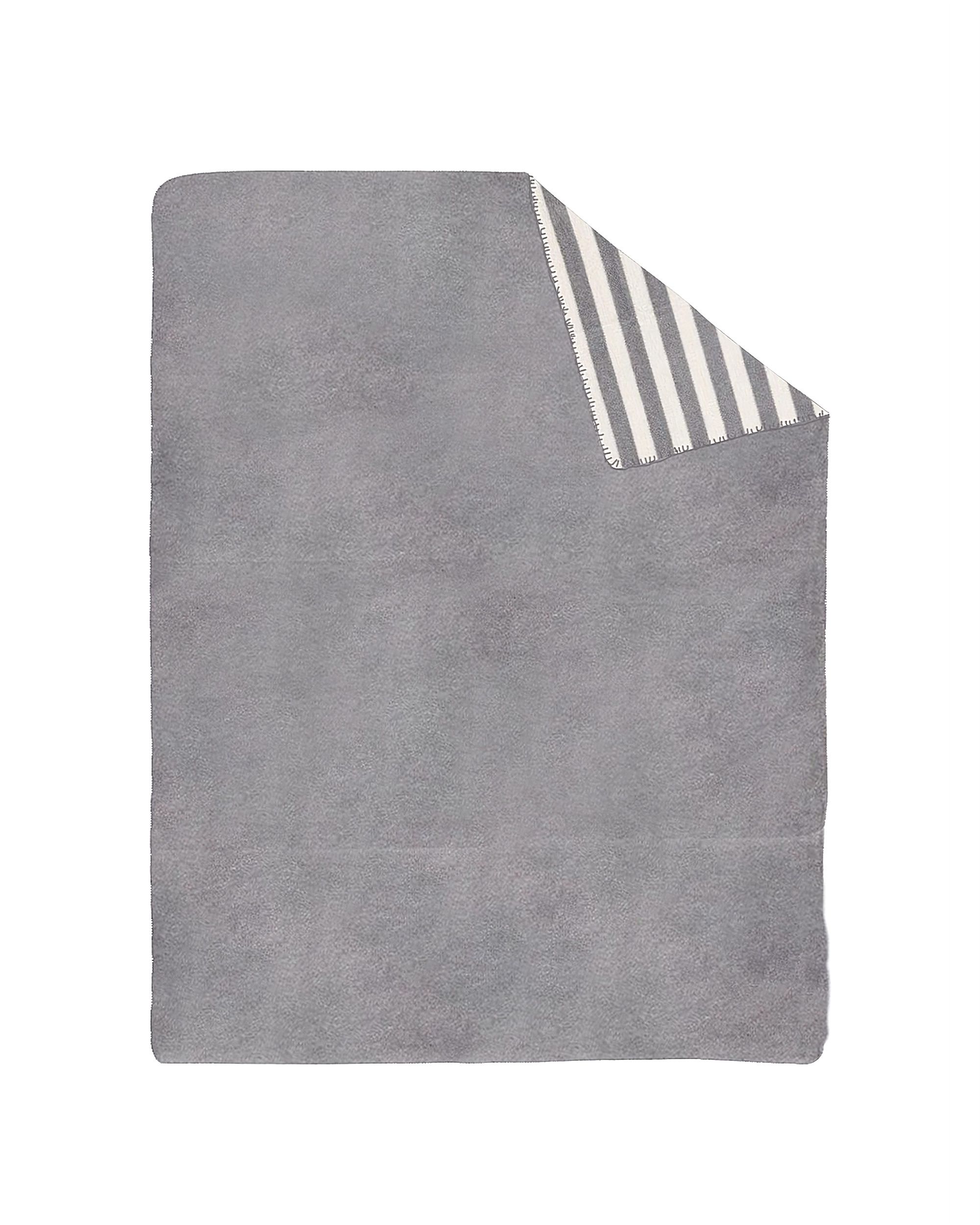 Pledas Cotton Cloud 150x200cm Gray Stripes (hover)