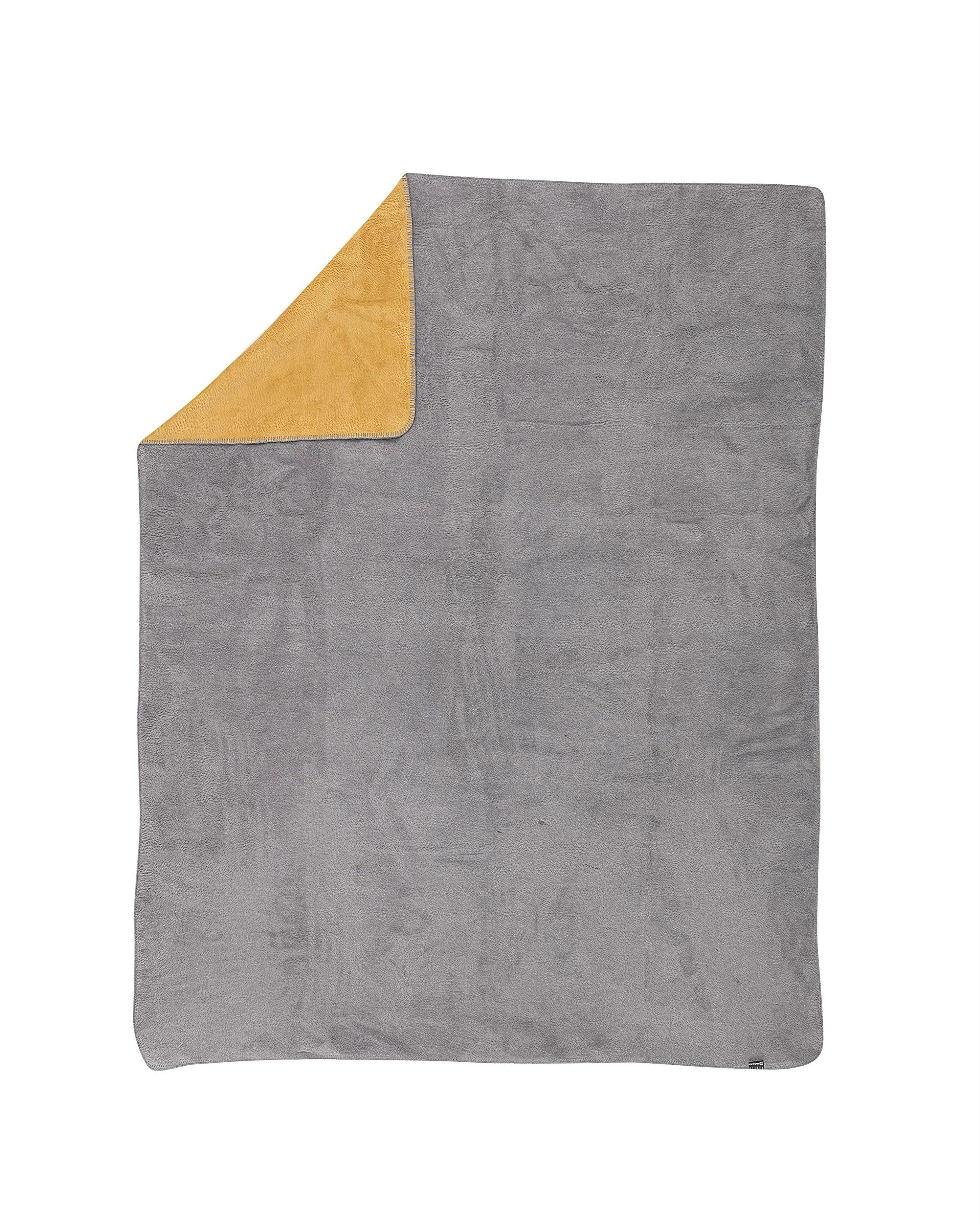 Pledas Cotton Cloud 150x200cm  Mustard&Grey (hover)