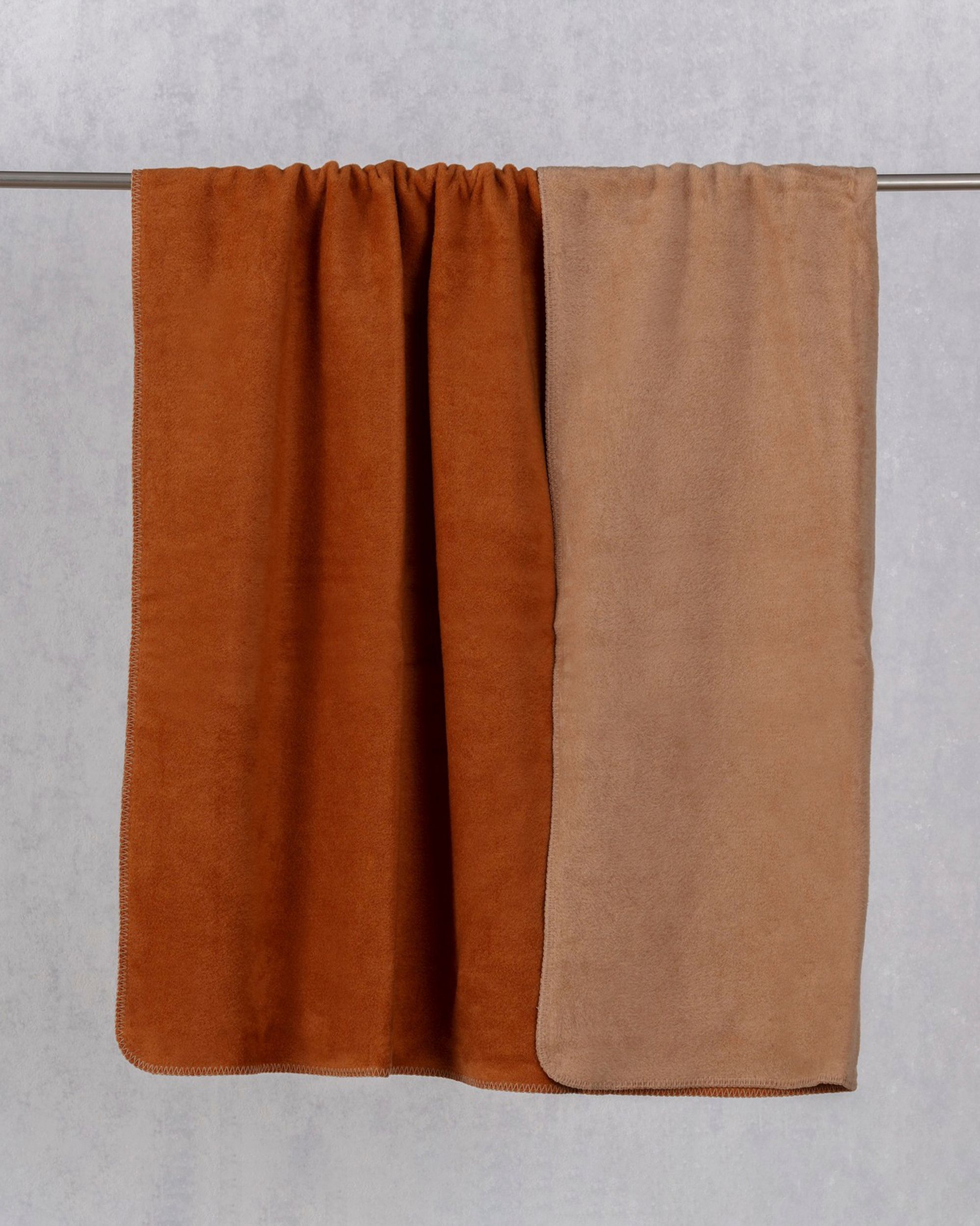 Pledas Cotton Cloud 150x200cm Beige&Cognac (hover)