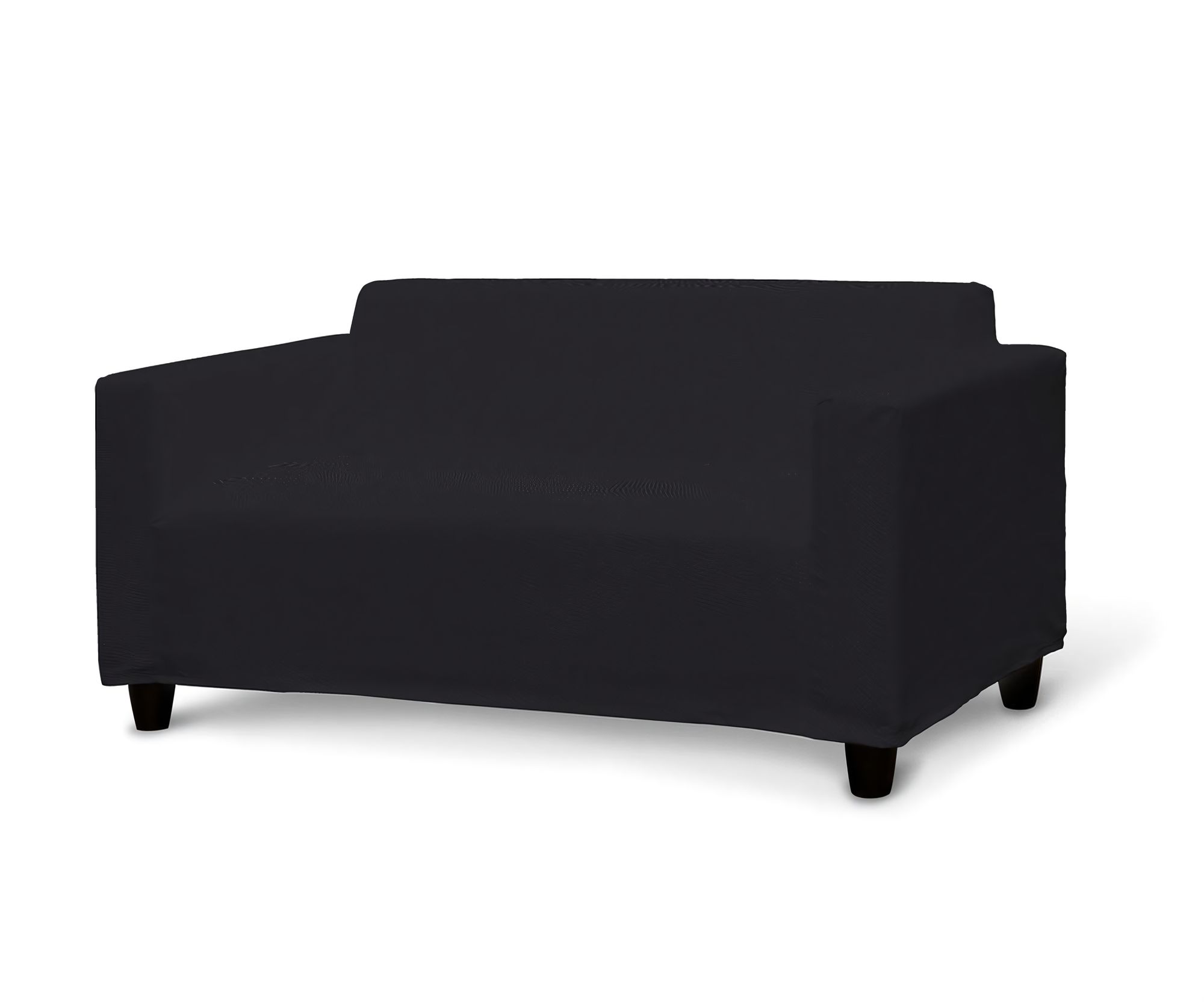 IKEA KLOBO sofos užvalkalas spalva juoda audinys su struktūra