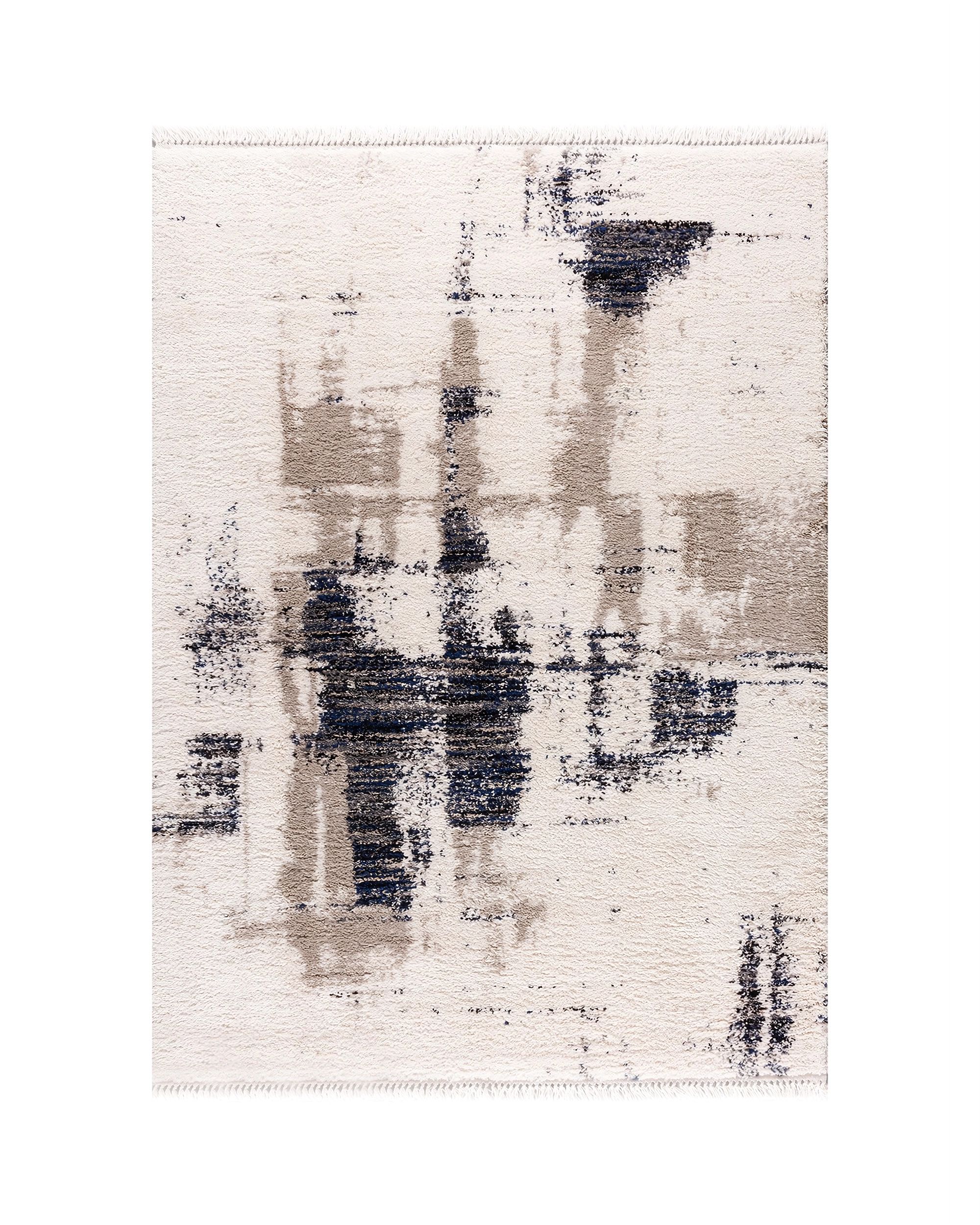 Kilimas Boho cream/blue 200x290cm