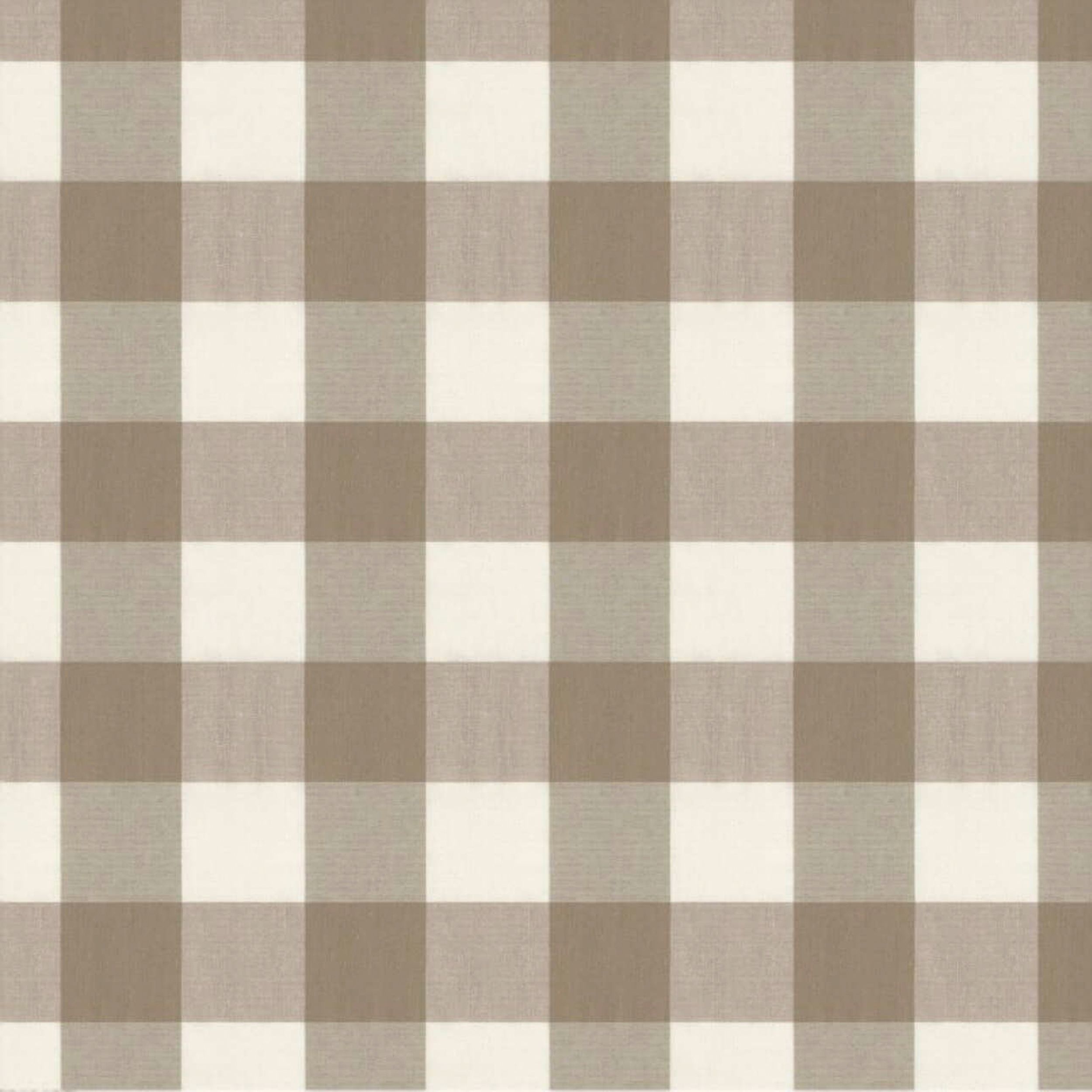 Quadro 136-08 smėlio ir šviesūs langeliai (5,5x5,5cm), audinys turi natūralų švelnų pasibangavimą